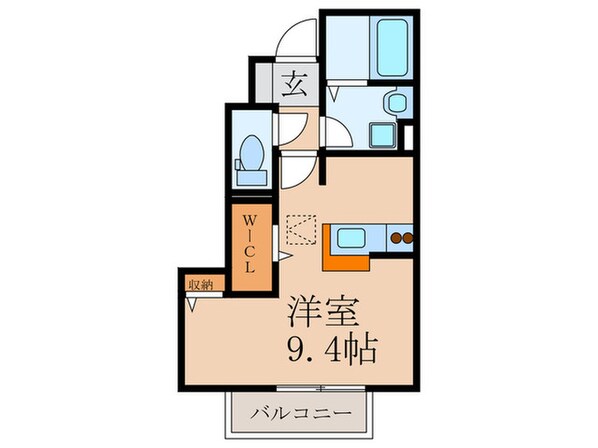 アミティエシゲの物件間取画像